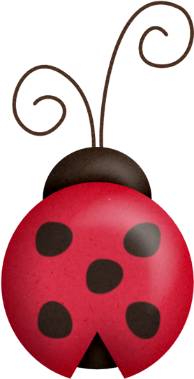 Фото, Автор Ladylony На Яндекс - Whimsical Ladybug Clipart (297x561)