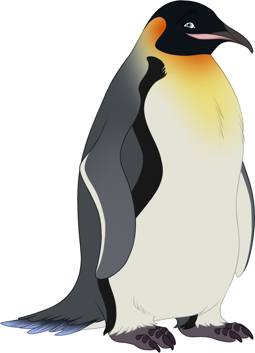 Image - Emperor Penguin - (842x1168) Png Clipart Download