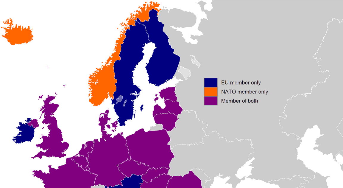 Страны европейского союза и нато