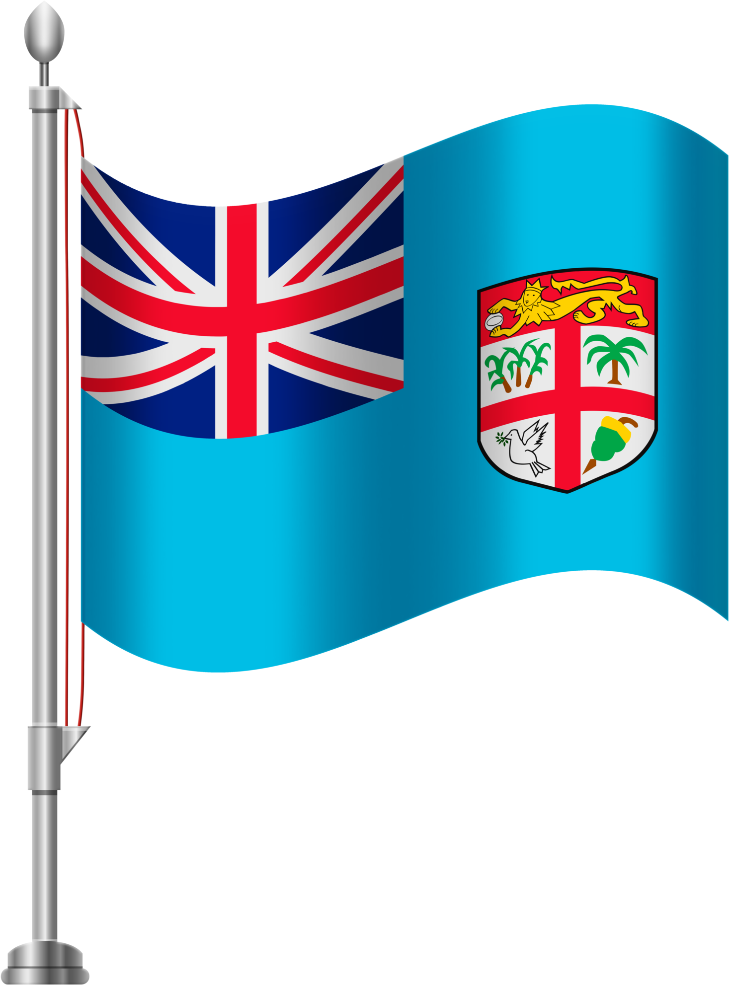 Polyester Fiji Flag (Light Duty)