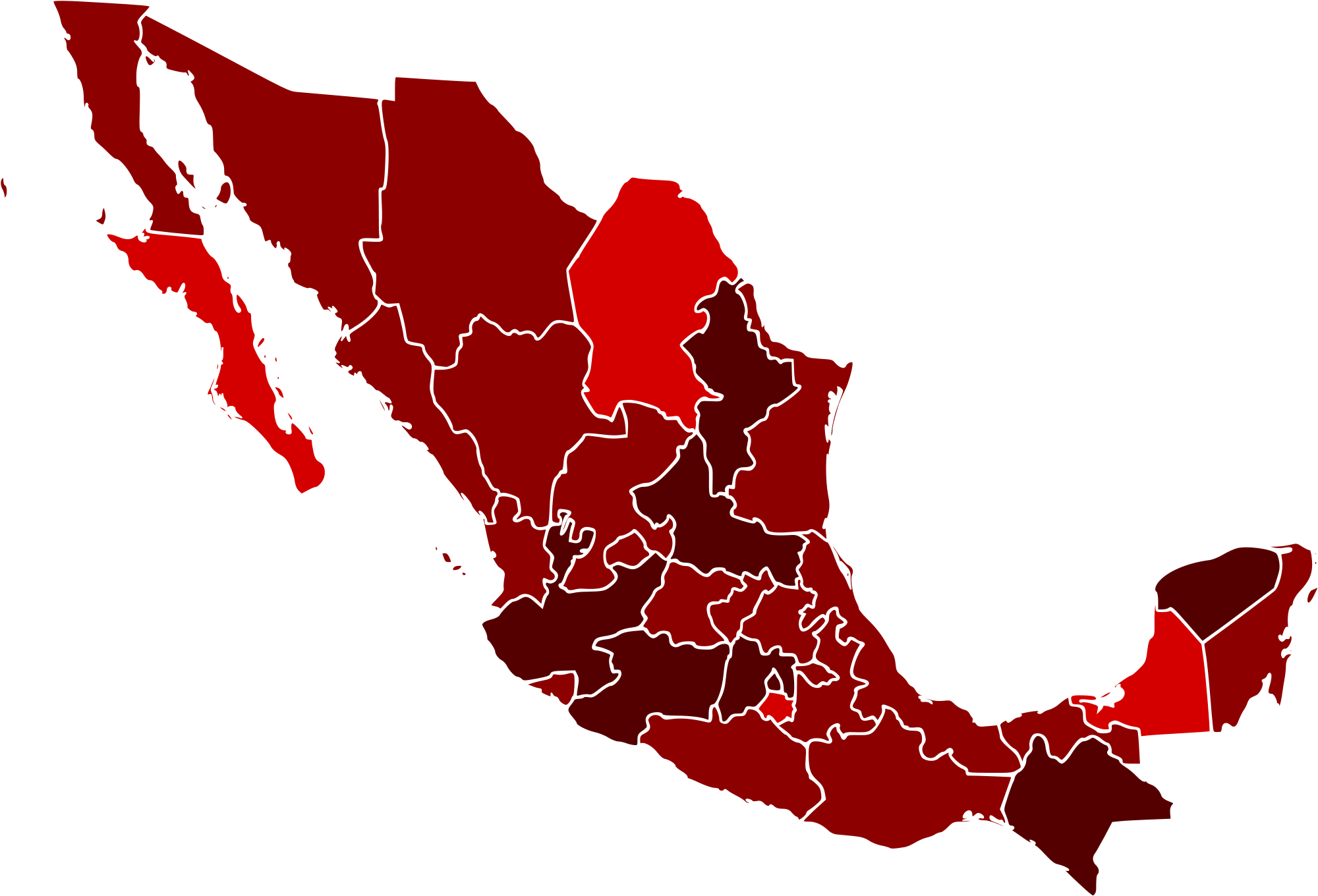 Mexico map