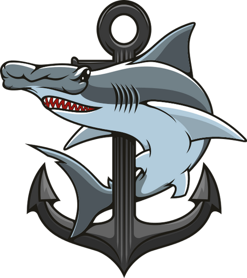 Hammerhead Clipart Hammerhead Shark - Cartoon Hammerhead Shark Icon ...