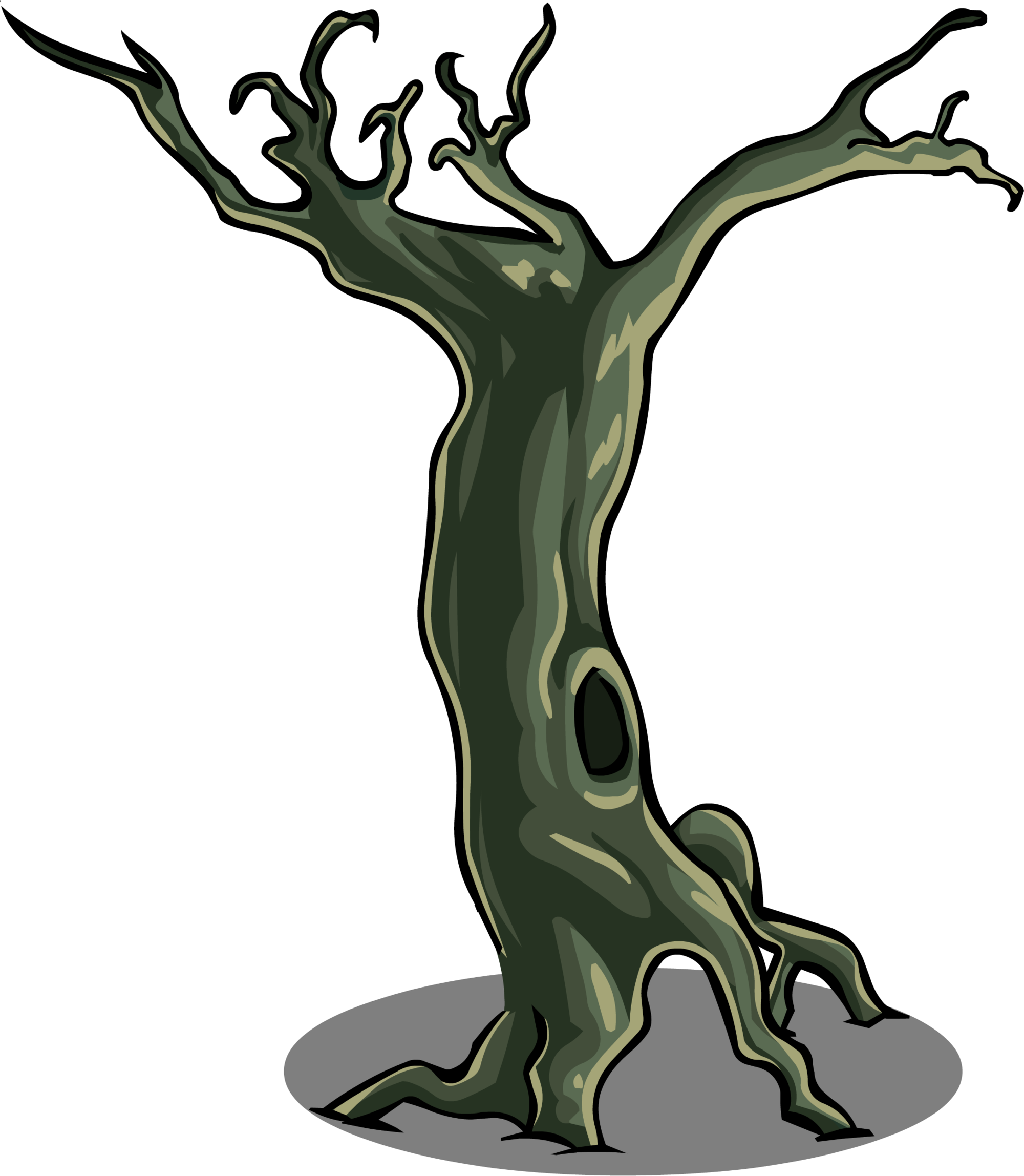 Spooky Tree Sprite - Sprite - Full Size PNG Clipart Images Download