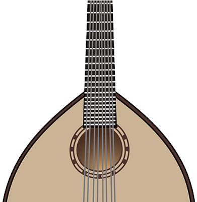 Celtic Guitar Tabs - Cartoon Lute (400x400)