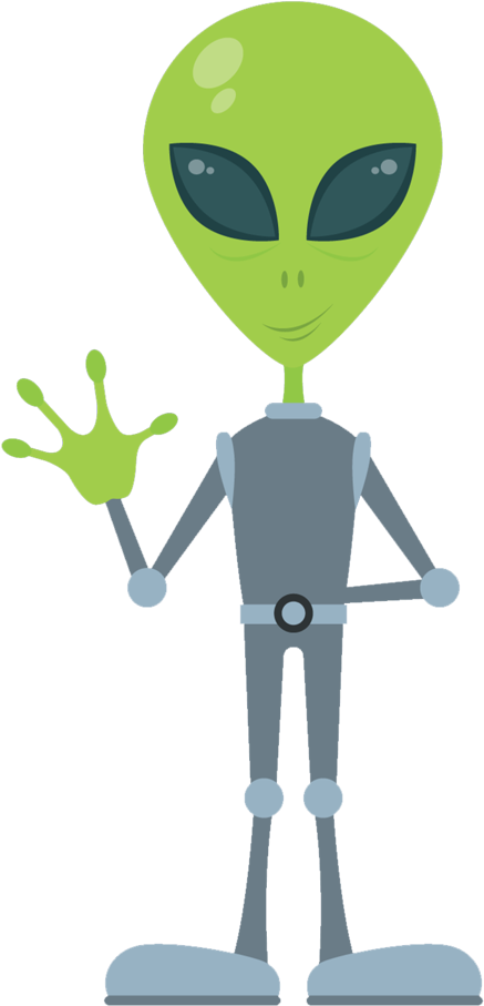 Goodly Green Alien Men's T-shirt - Sticker - (1000x1000) Png Clipart ...