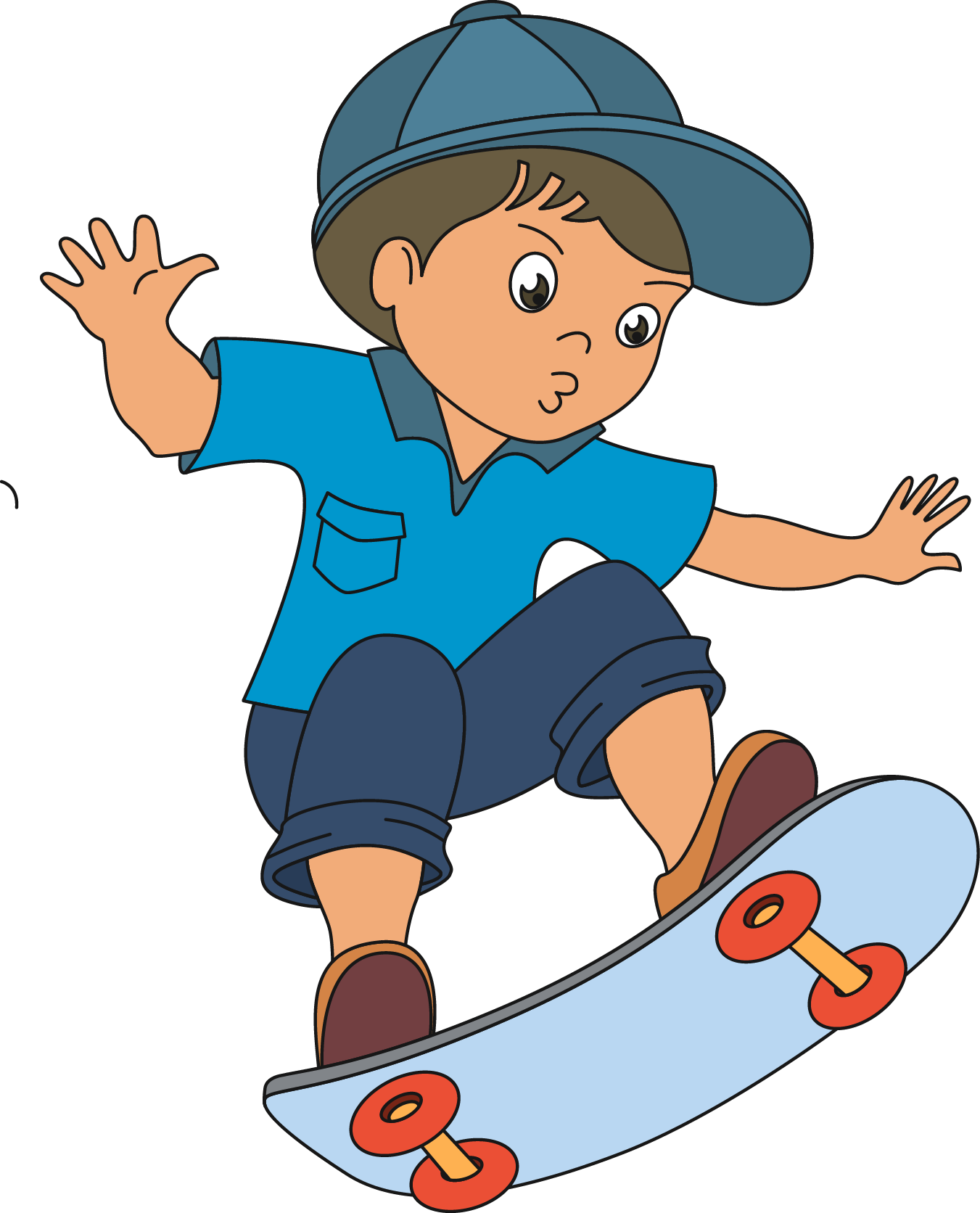 Skateboarding Child Roller Skating - Skateboarding Child Roller Skating (1351x1672)