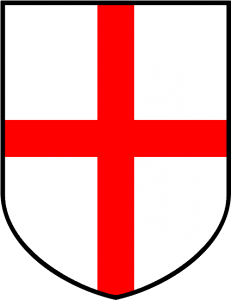 Republic Of Genoa Coat Of Arms Saint George Cross 600x600 Png Clipart Download