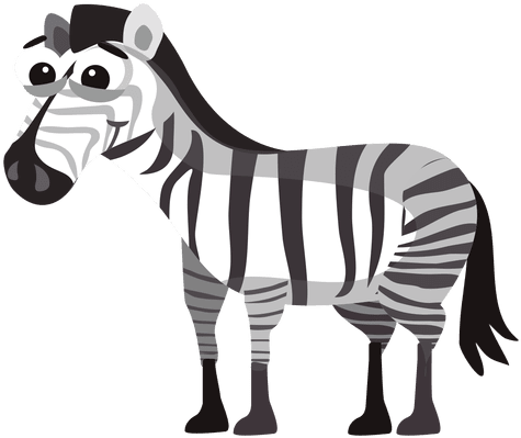 Download Zebra Funny Cartoon Transpa Png Svg Vector Sad Zebra Clipart 512x512 Png Clipart Download