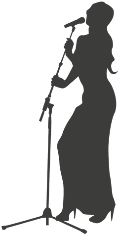 singers silhouette png