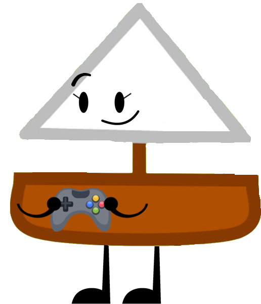 Boat Playing Video Game - Brawl Of The Objects Boat (557x601)