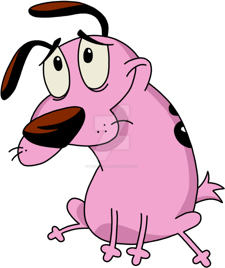 Courage The Cowardly Dog - Courage The Cowardly Dog - (800x1000) Png ...