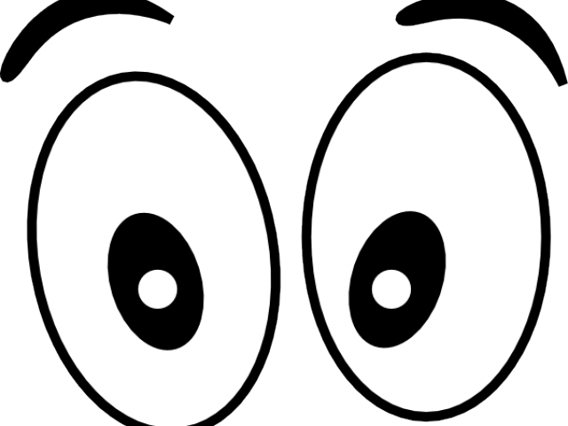 See Clipart Black And White - Eyes Png Background Transparent 