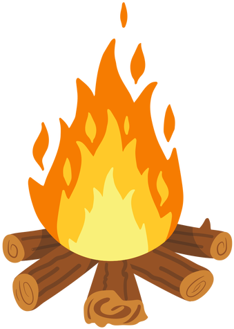 Campfire Firefight Illustration Transparent Png - Transparent Flame ...