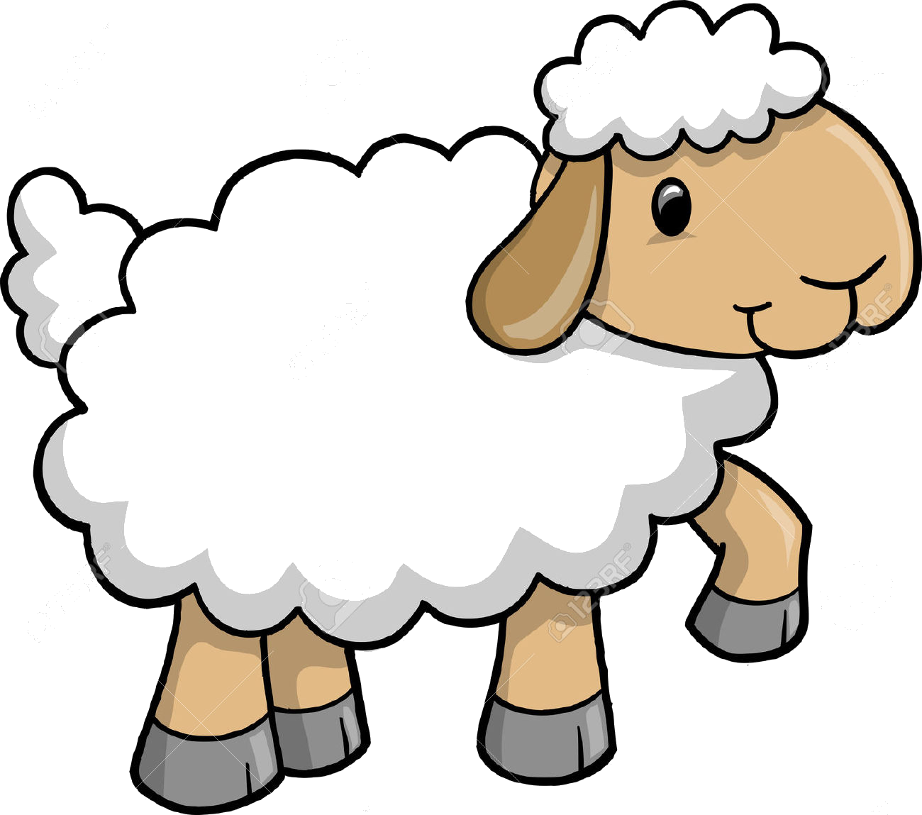 Download Sheep Vector - (1300x1149) Png Clipart Download