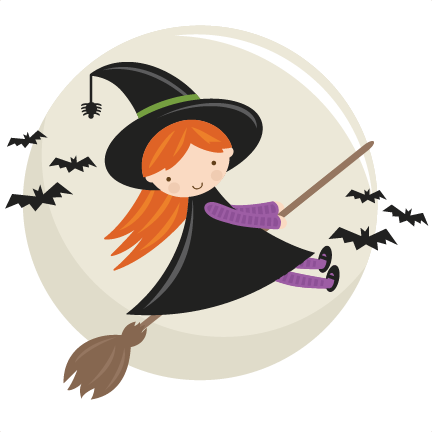 Cute Halloween Witch Clipart Flying Witch Clipart Png 432x432 Png Clipart Download