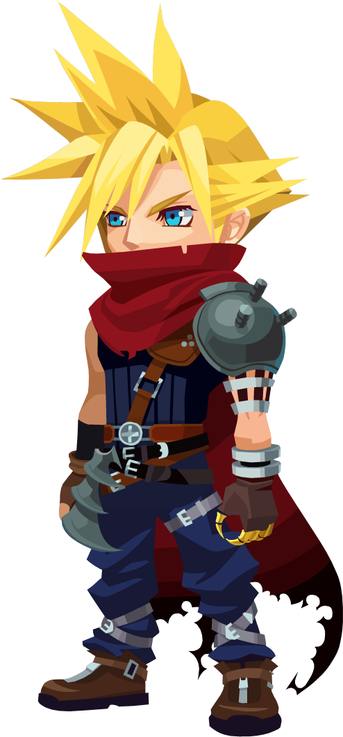 Cloud - Cloud Strife - (695x1125) Png Clipart Download