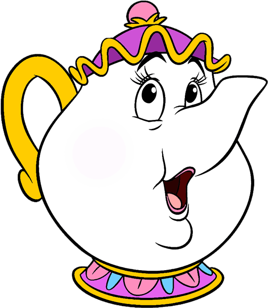 Mrs Potts Clip Art - Mrs Potts Clip Art - (550x635) Png Clipart Download