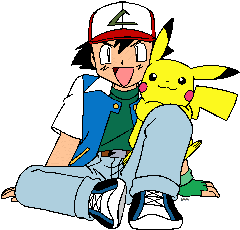 Pokemon Clipart Pikachu And Ash Clipartfest - Ash And Pikachu Clip Art ...