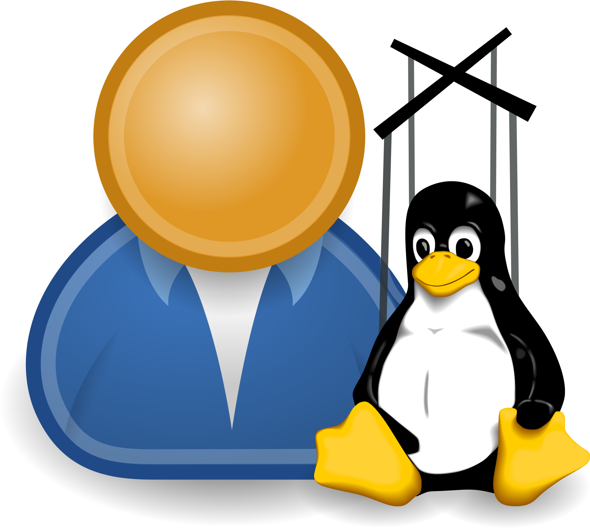 Линукс папет логотип. Puppet Penguin. Puppet Ubuntu.