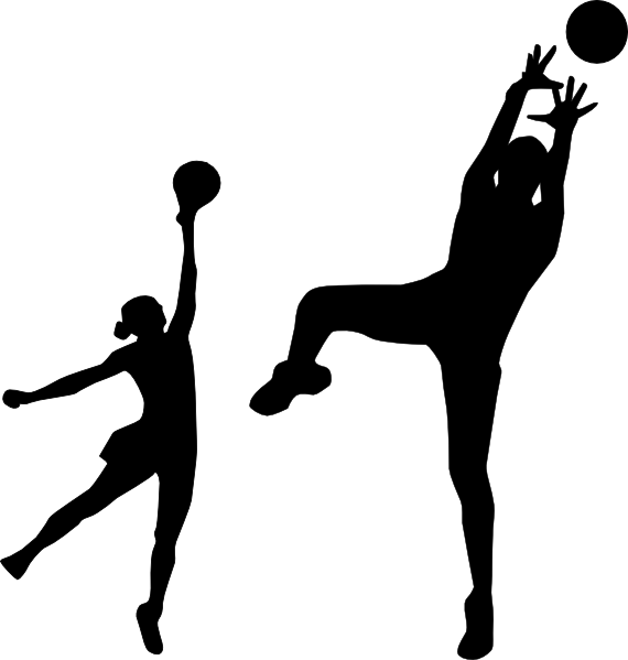 Netball Silhouette (570x599)