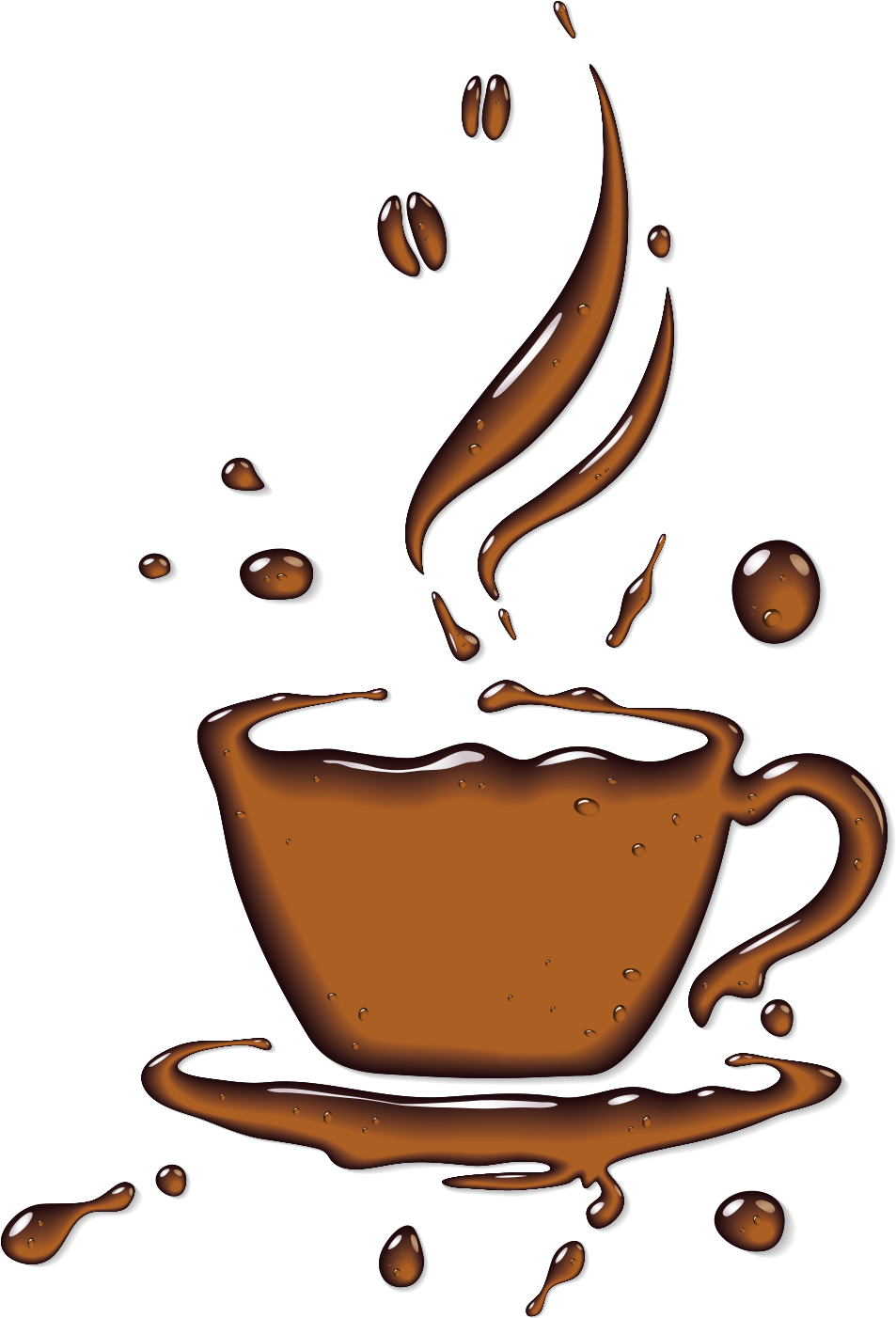 Coffee Cup Cafe Clip Art - Coffee Cup Cafe Clip Art (1621x1786)