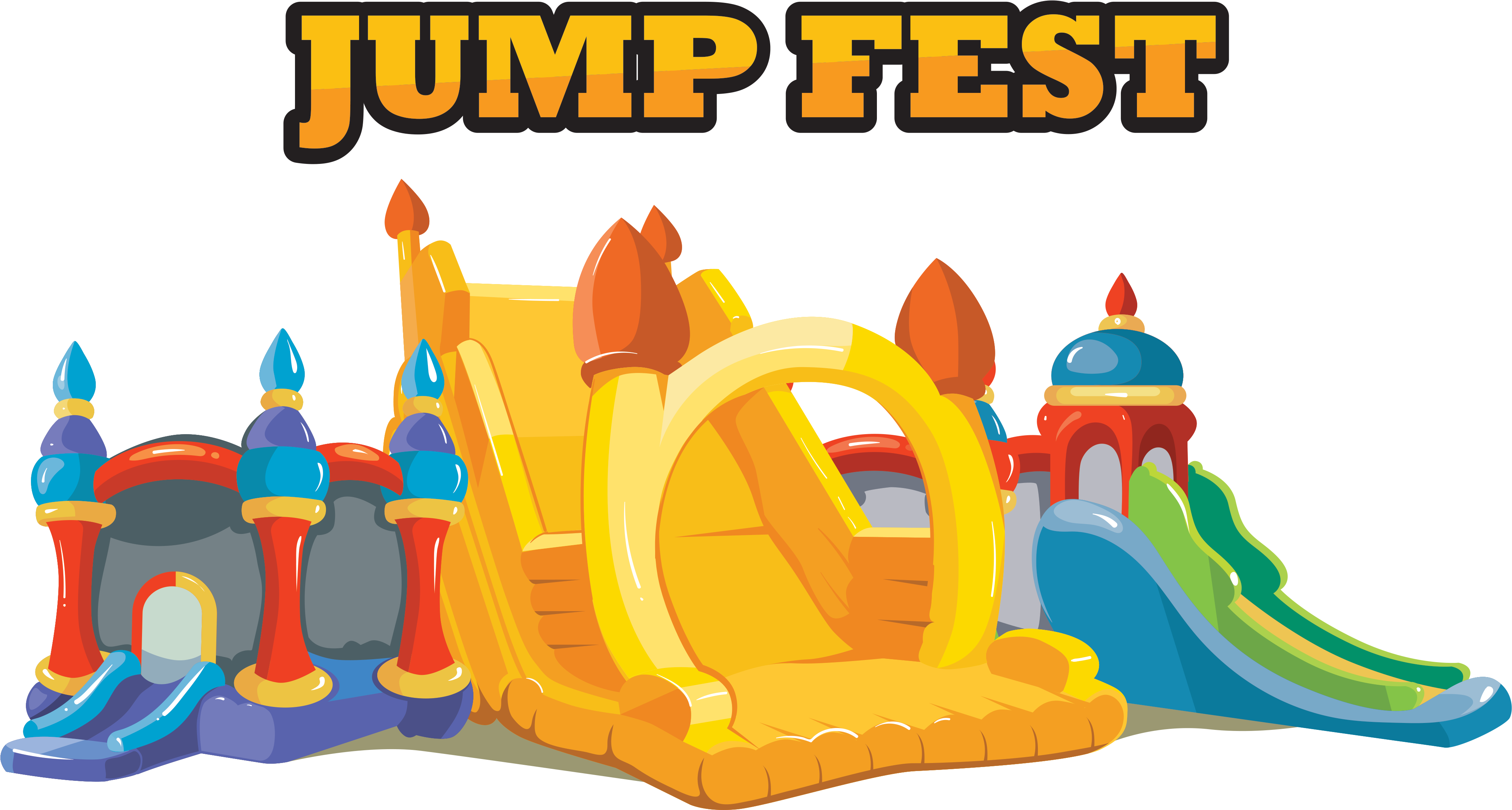 Inflatable Jump-fest - Inflables Vector (4159x2321)