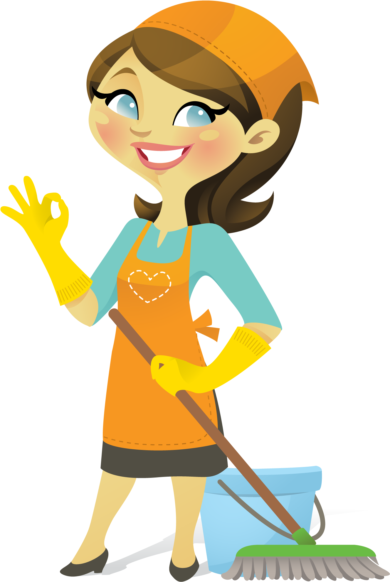 Housekeeper - Femme De Ménage Logo - (1361x2000) Png Clipart Download. 