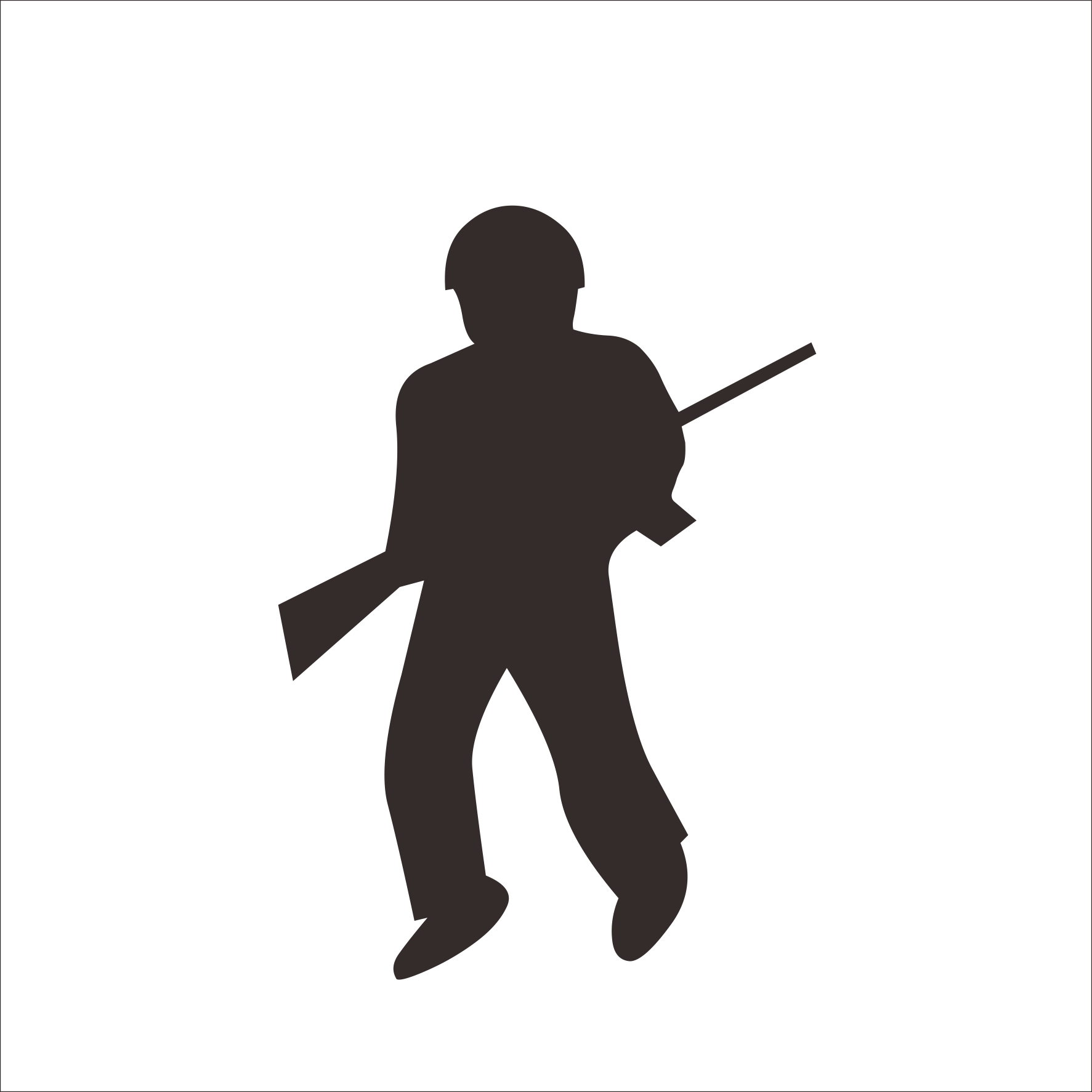 Soldier Military Clip Art - Silhouette - (1773x1773) Png Clipart Download