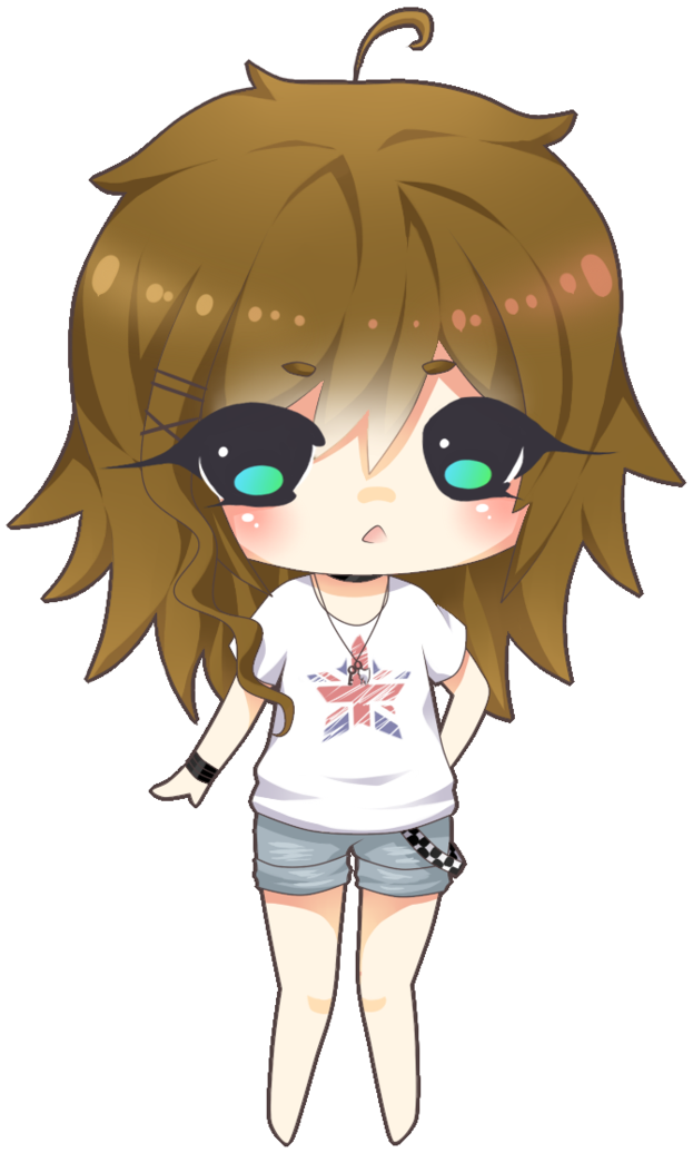 Cute Chibi Girl Brown Hair - Chibi Girl With Brown Hair - (716x1116 ...