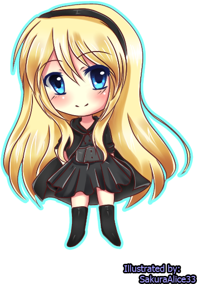 Chibi Sakurahime Suzuki By Sakuraalice33 - Chibi Girl Transparent ...