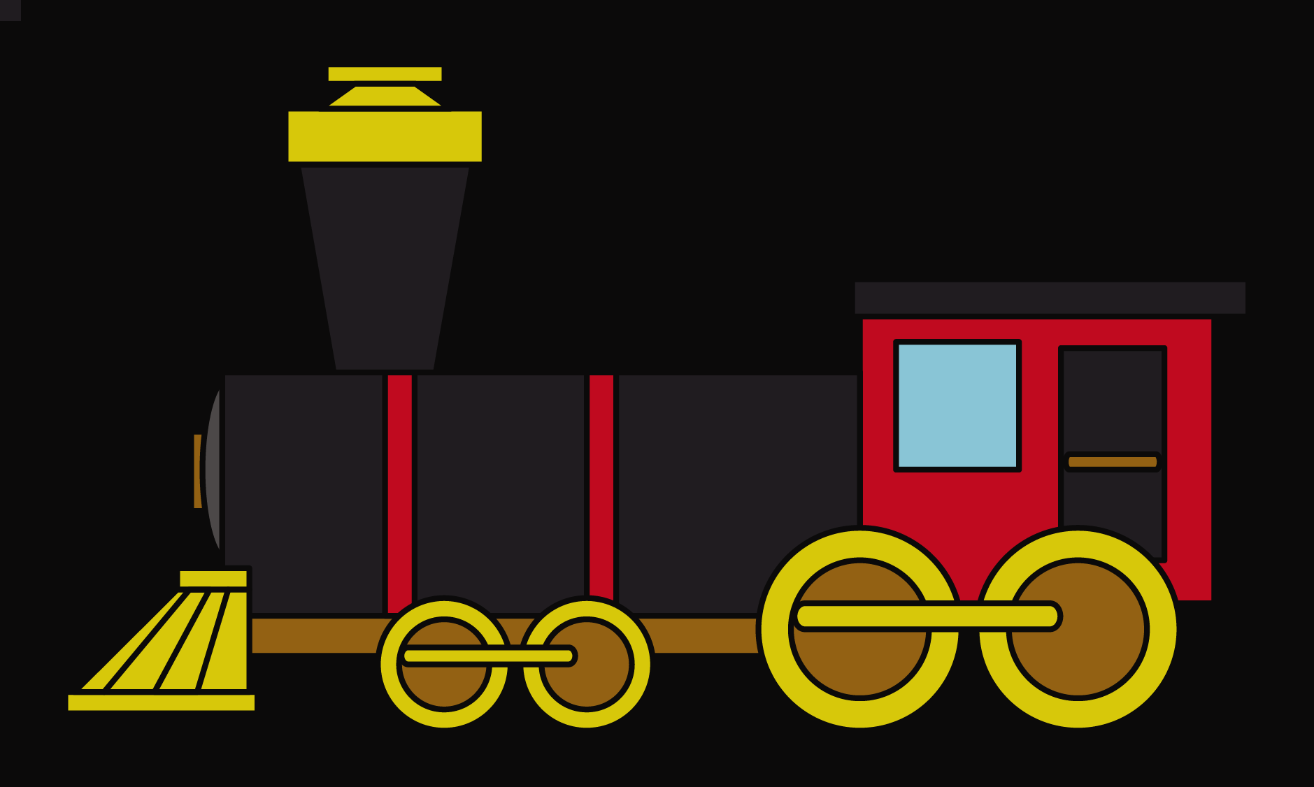 Yellow Train Clipart. Fast Train Clipart. Cartoon Train 80's. Beginning and end Train Clipart.