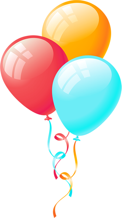 Balloon Birthday Party Clip Art - Happy Birthday Clipart Balloon For ...