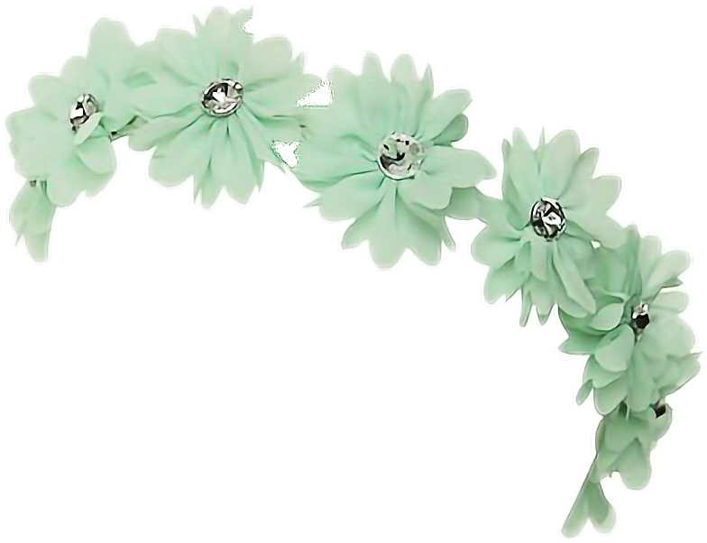 Crown Flower Clip Art Flower Crown Png Download 1024 - Green Flower ...