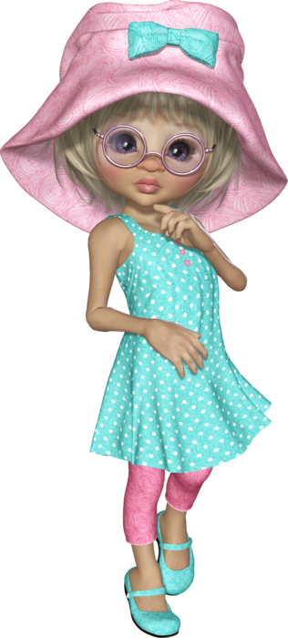 Aug6e - Doll - (316x700) Png Clipart Download