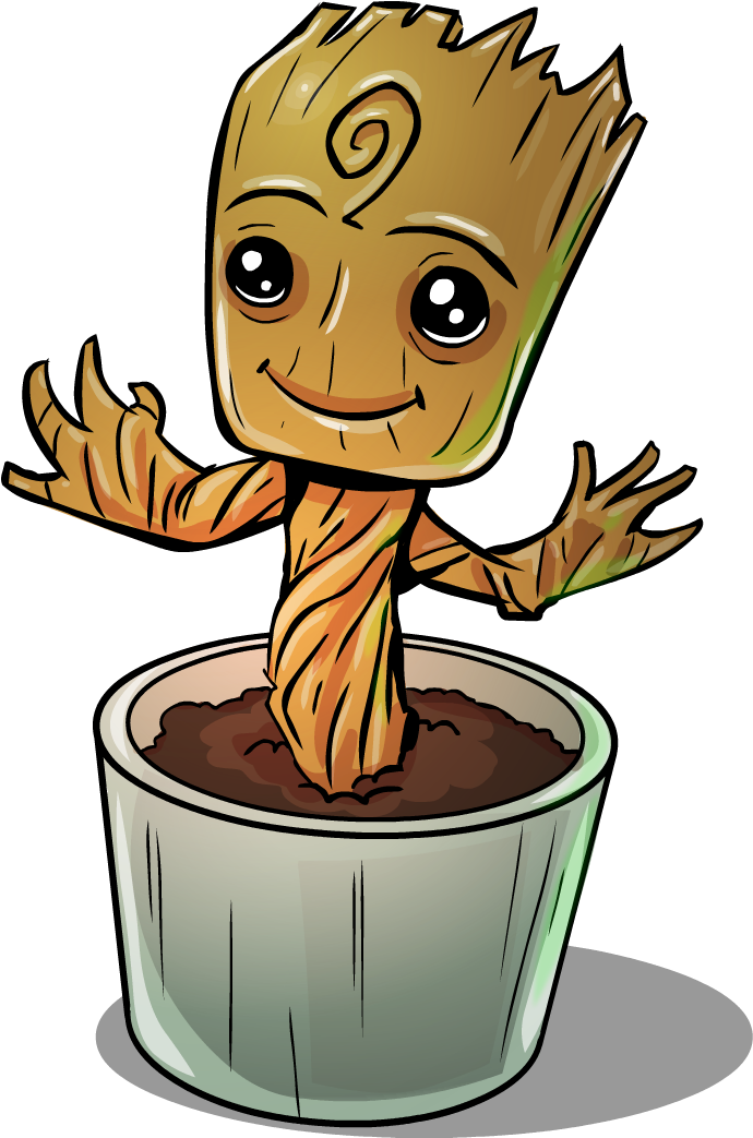 Baby Groot - Full Size PNG Clipart Images Download