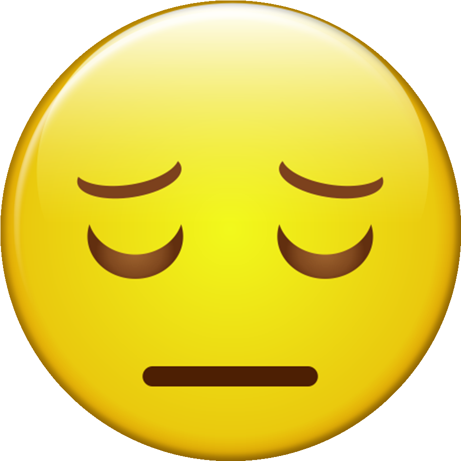 Pop Selfie Emoji Triste - Smiley - (1000x1000) Png Clipart Download