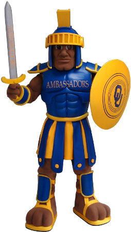 This Is The Spartan Mascot We Made For Oakwood University - Figurine (300x482)