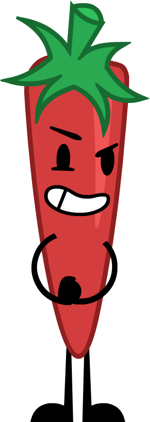 Chili Pepper - Cartoon (338x875)