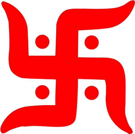 This Is Free Red Hindu Swastik Png Image With Alpha - Swastik Png ...