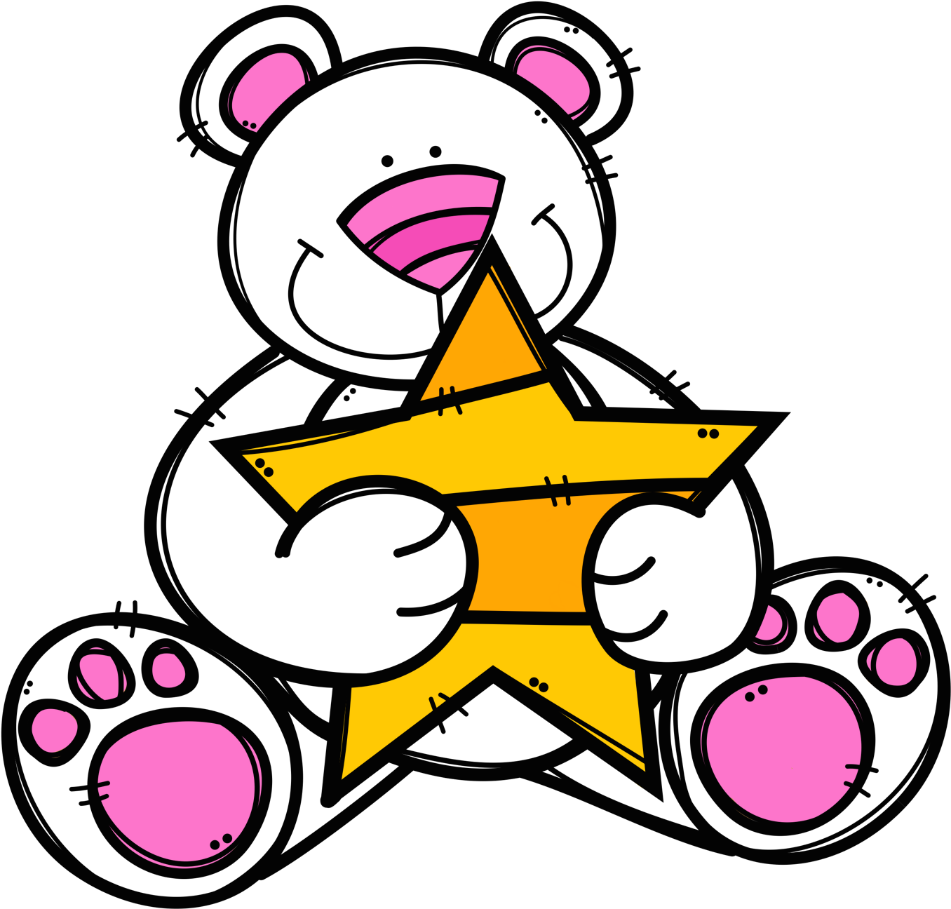 Bears Hugging Stars Clip Art けろ けろけろ っ ぴ 背景 透 化 1474x1459 Png Clipart Download