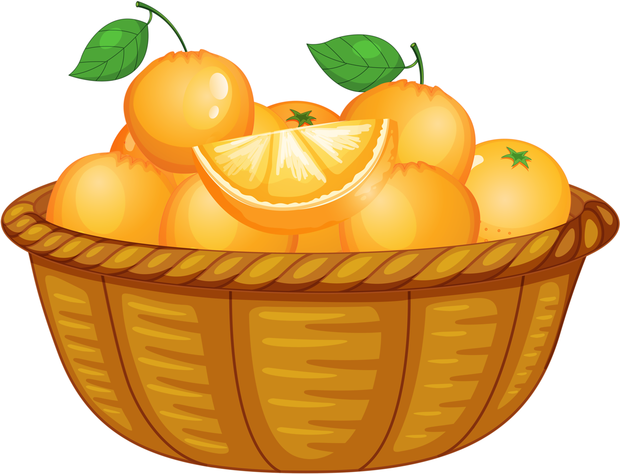 Comida Frutas Bebidas Etc سلة برتقال كرتون 1280x1021 Png Clipart