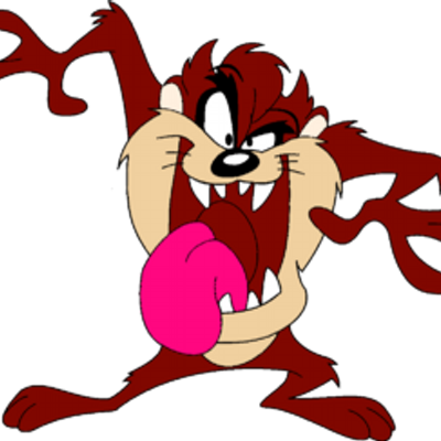 2pek - Tasmanian Devil Cartoon (400x400)