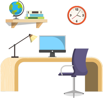 Make Your Own Office - Furniture - (440x464) Png Clipart Download