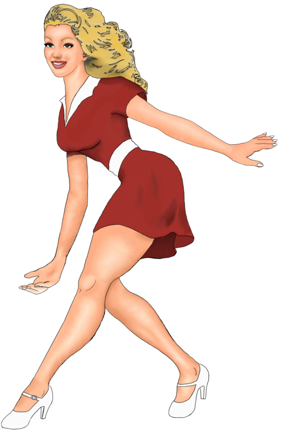 Cg Pinup Girl By Itsthatjeremyc Pin Up Model 804x993 Png Clipart