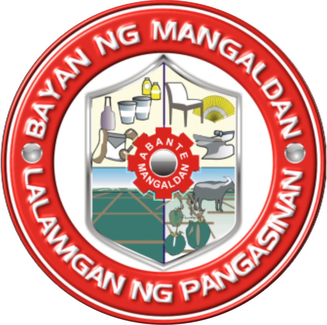 Official Seal Of Mangaldan Pangasinan Full Size Png Clipart Images