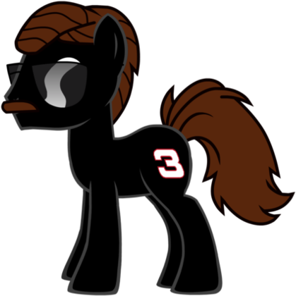 Guess This Black Number 3 Pony By Favoriteartman - Cars (1010x791)