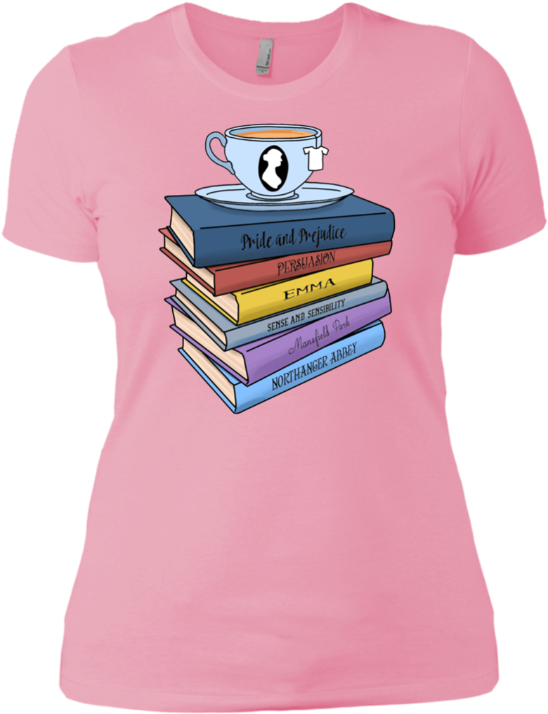 Tea And Books Ladies' Boyfriend T-shirt - Roblox T Shirt (1024x1024)