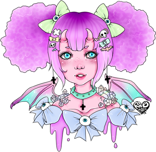 Pastel Goth - Epic Pastel Goth Drawings - (500x488) Png Clipart Download