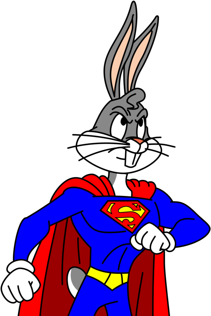 Super rabbit. Багз Банни. Багз Банни супер герой. Багз Банни Супермен.