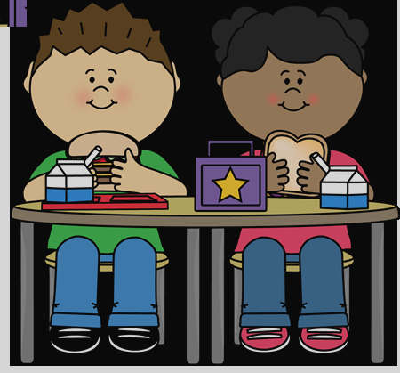 School Lunch Clip Art Child Eating At School Clipart - Cliparts Of Kids ...